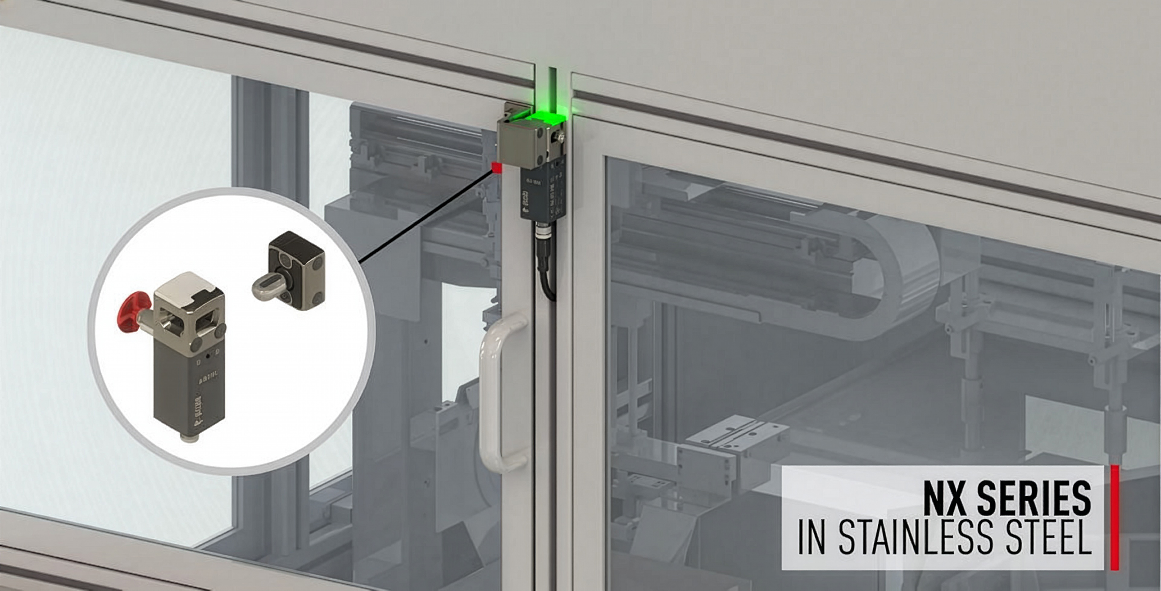 Pizzato NX serien i AISI 316L Rustfrit stål